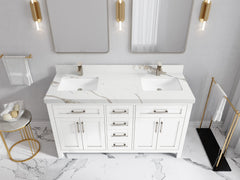 Cambridge 60 in. W x 22 in. D Double Sink Bathroom Vanity - photo 13