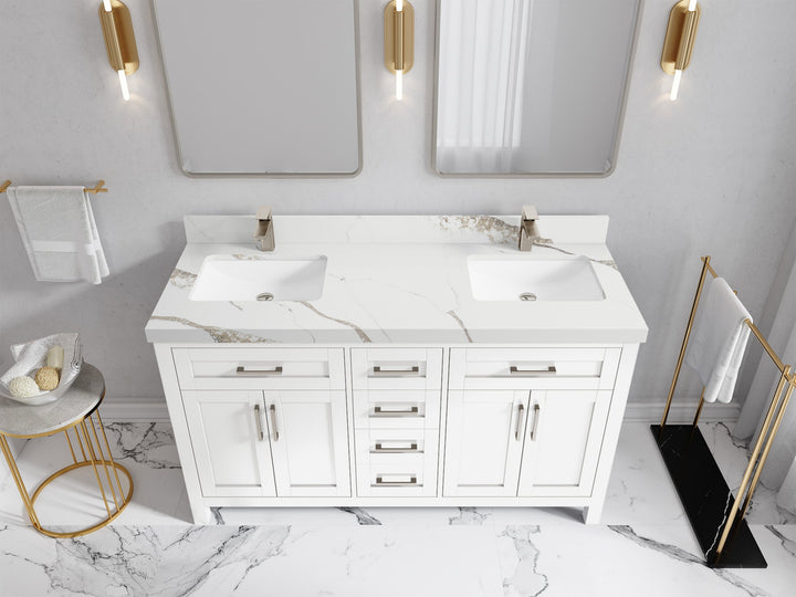 Cambridge 60 in. W x 22 in. D Double Sink Bathroom Vanity - photo 18