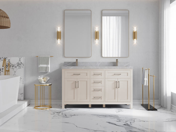 Cambridge 60 in. W x 22 in. D Double Sink Bathroom Vanity - photo 16