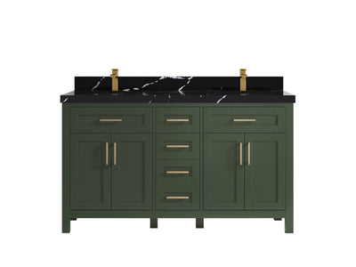 Cambridge 60 in. W x 22 in. D Double Sink Bathroom Vanity - Willow Bath and Vanity