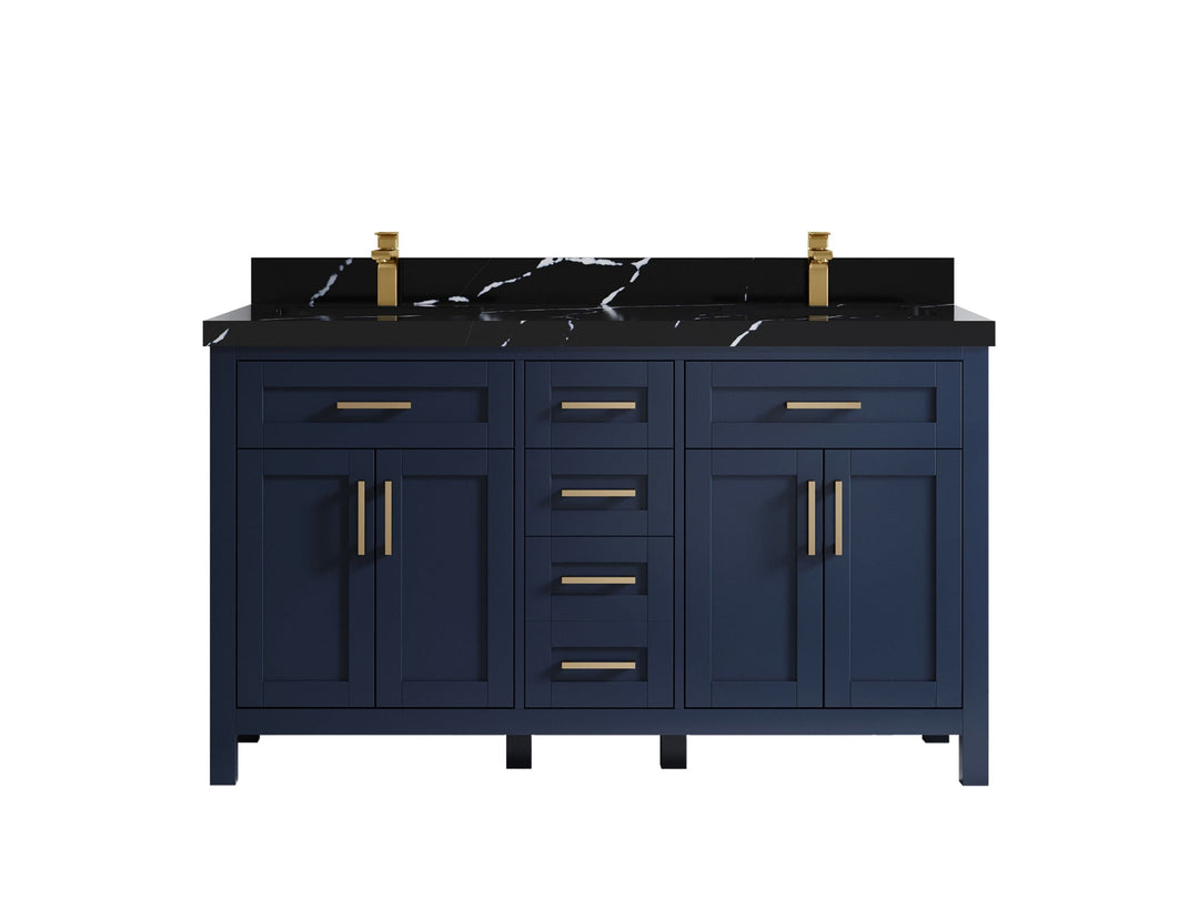 Cambridge 60 in. W x 22 in. D Double Sink Bathroom Vanity - Willow Bath and Vanity