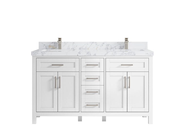 Cambridge 60 in. W x 22 in. D Double Sink Bathroom Vanity - photo 25