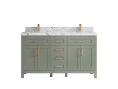 Cambridge 60 in. W x 22 in. D Double Sink Bathroom Vanity - photo 37