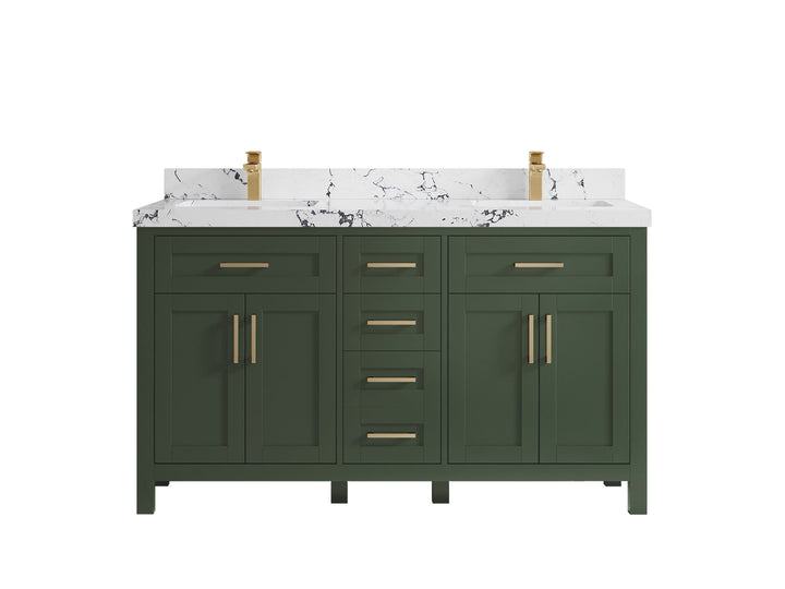 Cambridge 60 in. W x 22 in. D Double Sink Bathroom Vanity - photo 41