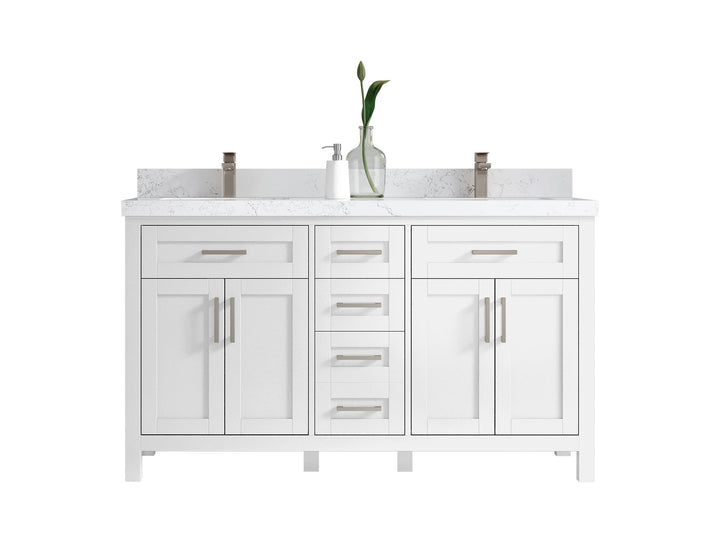 Cambridge 60 in. W x 22 in. D Double Sink Bathroom Vanity - photo 1