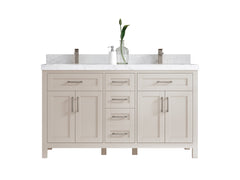 Cambridge 60 in. W x 22 in. D Double Sink Bathroom Vanity - photo 1