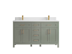 Cambridge 60 in. W x 22 in. D Double Sink Bathroom Vanity - photo 27