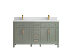 Cambridge 60 in. W x 22 in. D Double Sink Bathroom Vanity - photo 29
