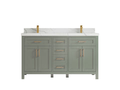 Cambridge 60 in. W x 22 in. D Double Sink Bathroom Vanity - photo 13