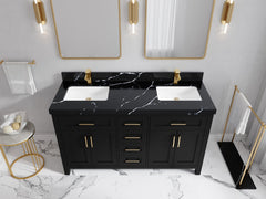 Cambridge 60 in. W x 22 in. D Double Sink Bathroom Vanity - photo 11