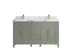 Cambridge 60 in. W x 22 in. D Double Sink Bathroom Vanity - photo 39