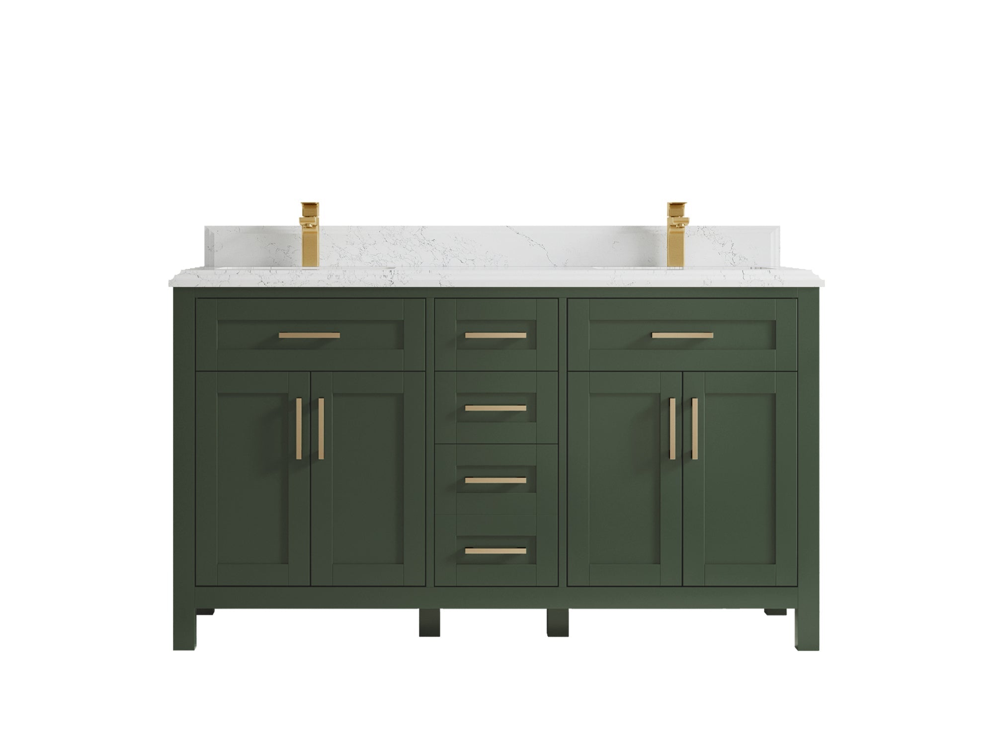 Cambridge 60 in. W x 22 in. D Double Sink Bathroom Vanity - Willow Bath and Vanity