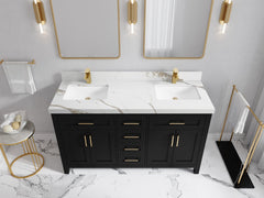 Cambridge 60 in. W x 22 in. D Double Sink Bathroom Vanity - photo 13