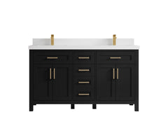 Cambridge 60 in. W x 22 in. D Double Sink Bathroom Vanity - photo 10