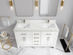 Cambridge 60 in. W x 22 in. D Double Sink Bathroom Vanity - photo 15