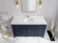 Cambridge 60 in. W x 22 in. D Single Sink Bathroom Vanity - photo 22