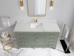 Cambridge 60 in. W x 22 in. D Single Sink Bathroom Vanity - photo 14