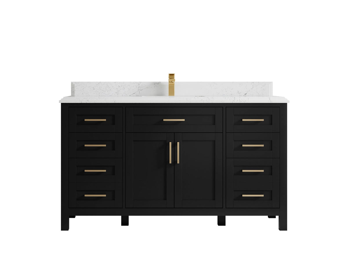 Cambridge 60 in. W x 22 in. D Single Sink Bathroom Vanity - Willow Bath and Vanity