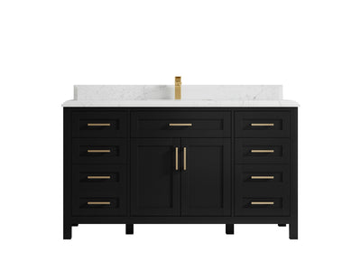 Cambridge 60 in. W x 22 in. D Single Sink Bathroom Vanity - Willow Bath and Vanity
