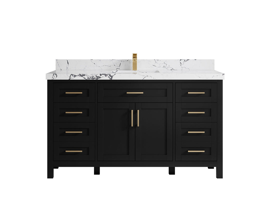 Cambridge 60 in. W x 22 in. D Single Sink Bathroom Vanity - Willow Bath and Vanity