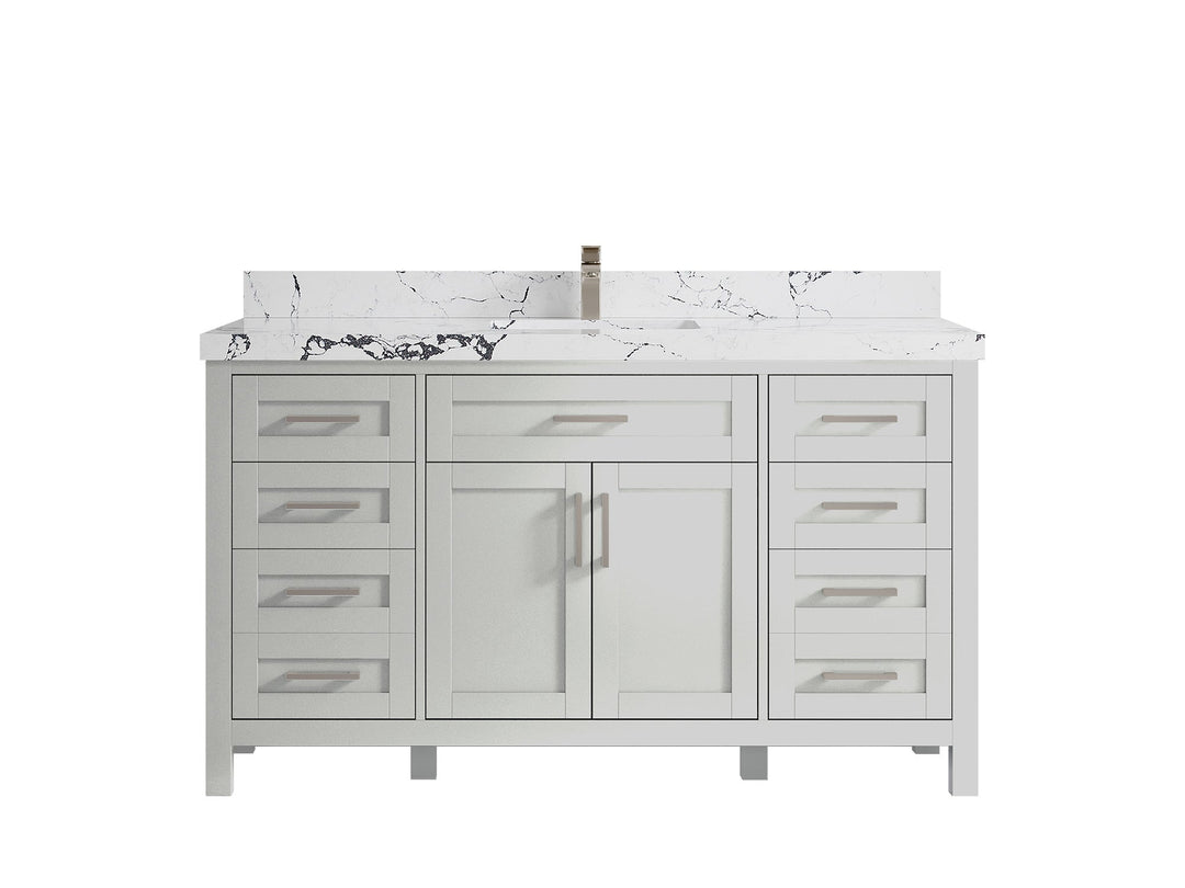 Cambridge 60 in. W x 22 in. D Single Sink Bathroom Vanity - Willow Bath and Vanity