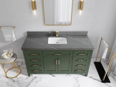 Cambridge 60 in. W x 22 in. D Single Sink Bathroom Vanity - Willow Bath and Vanity