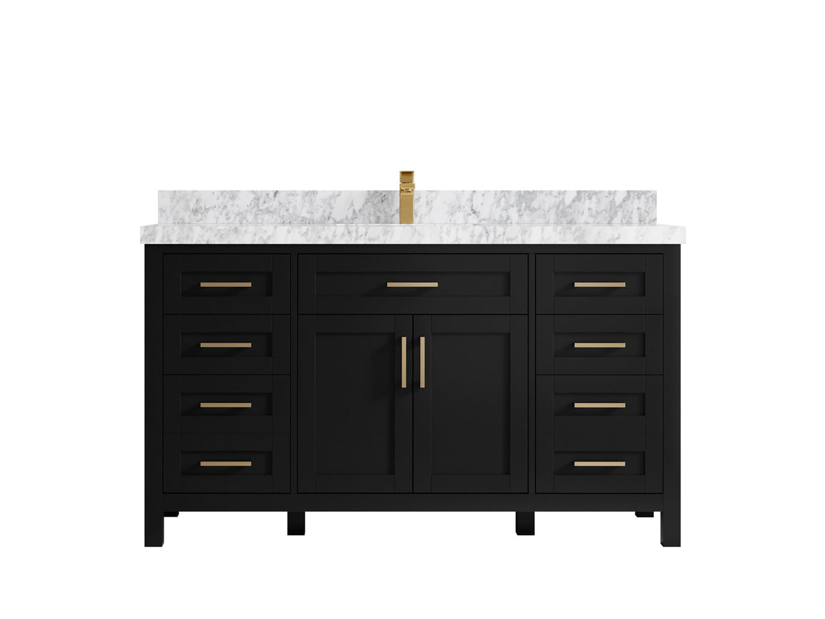 Cambridge 60 in. W x 22 in. D Single Sink Bathroom Vanity - Willow Bath and Vanity