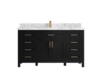 Cambridge 60 in. W x 22 in. D Single Sink Bathroom Vanity - Willow Bath and Vanity