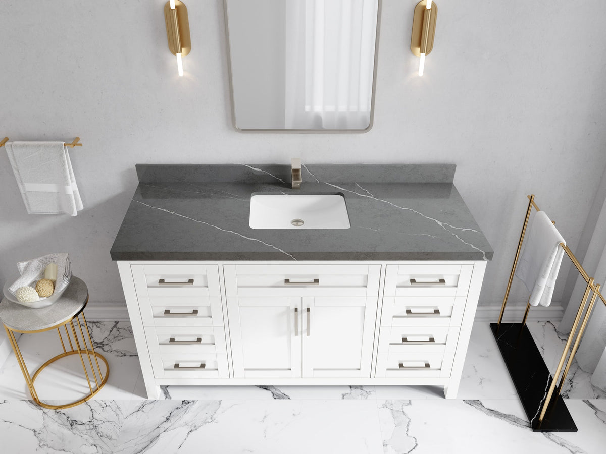 Cambridge 60 in. W x 22 in. D Single Sink Bathroom Vanity - Willow Bath and Vanity