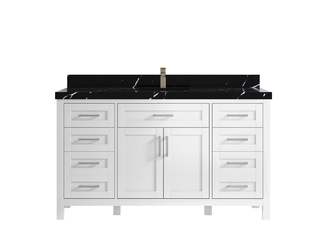 Cambridge 60 in. W x 22 in. D Single Sink Bathroom Vanity - Willow Bath and Vanity
