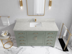 Cambridge 60 in. W x 22 in. D Single Sink Bathroom Vanity - photo 30