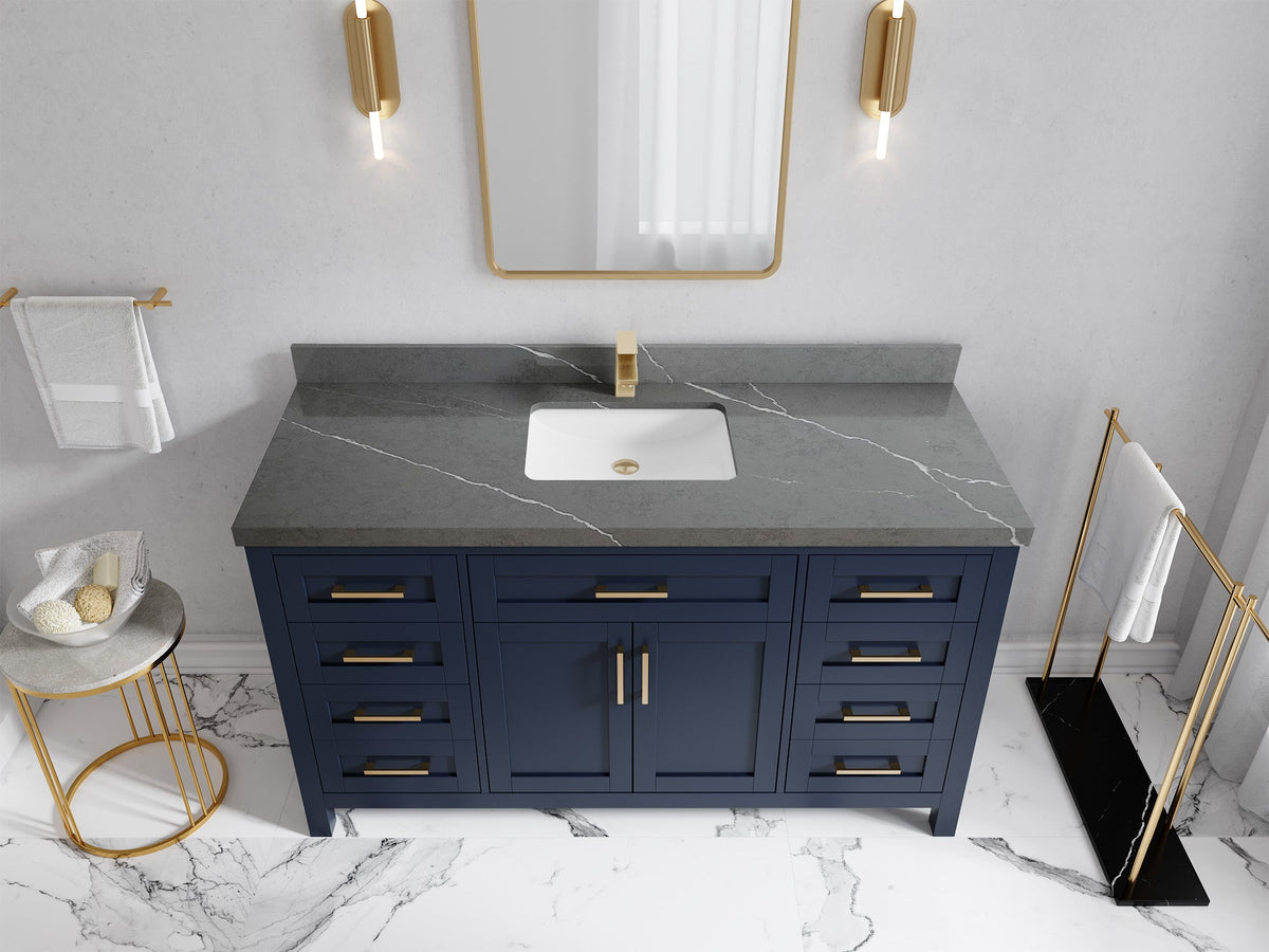 Cambridge 60 in. W x 22 in. D Single Sink Bathroom Vanity - Willow Bath and Vanity