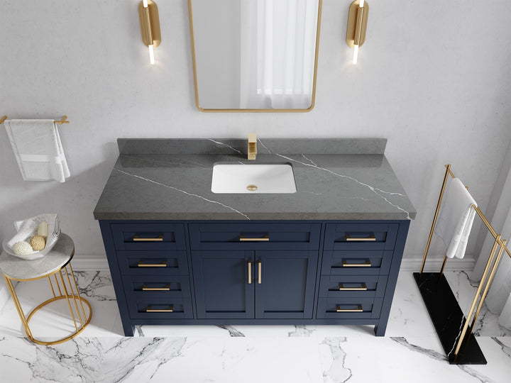 Cambridge 60 in. W x 22 in. D Single Sink Bathroom Vanity - photo 42