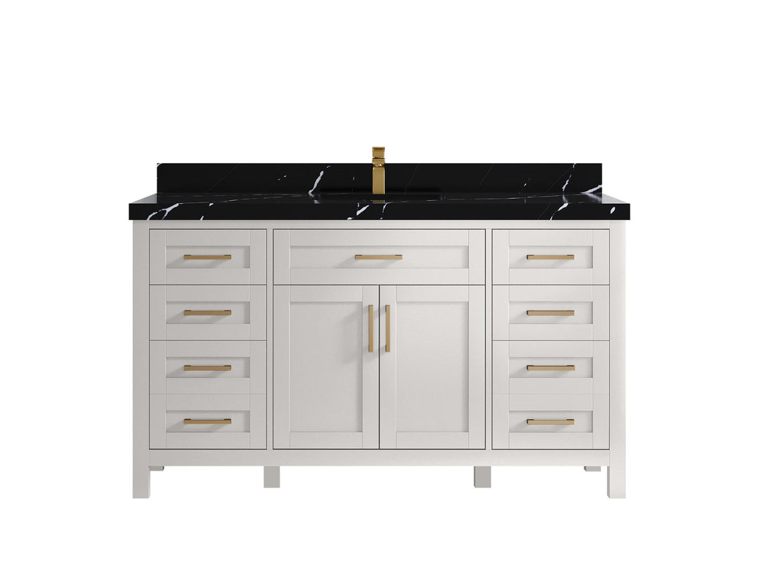 Cambridge 60 in. W x 22 in. D Single Sink Bathroom Vanity - Willow Bath and Vanity