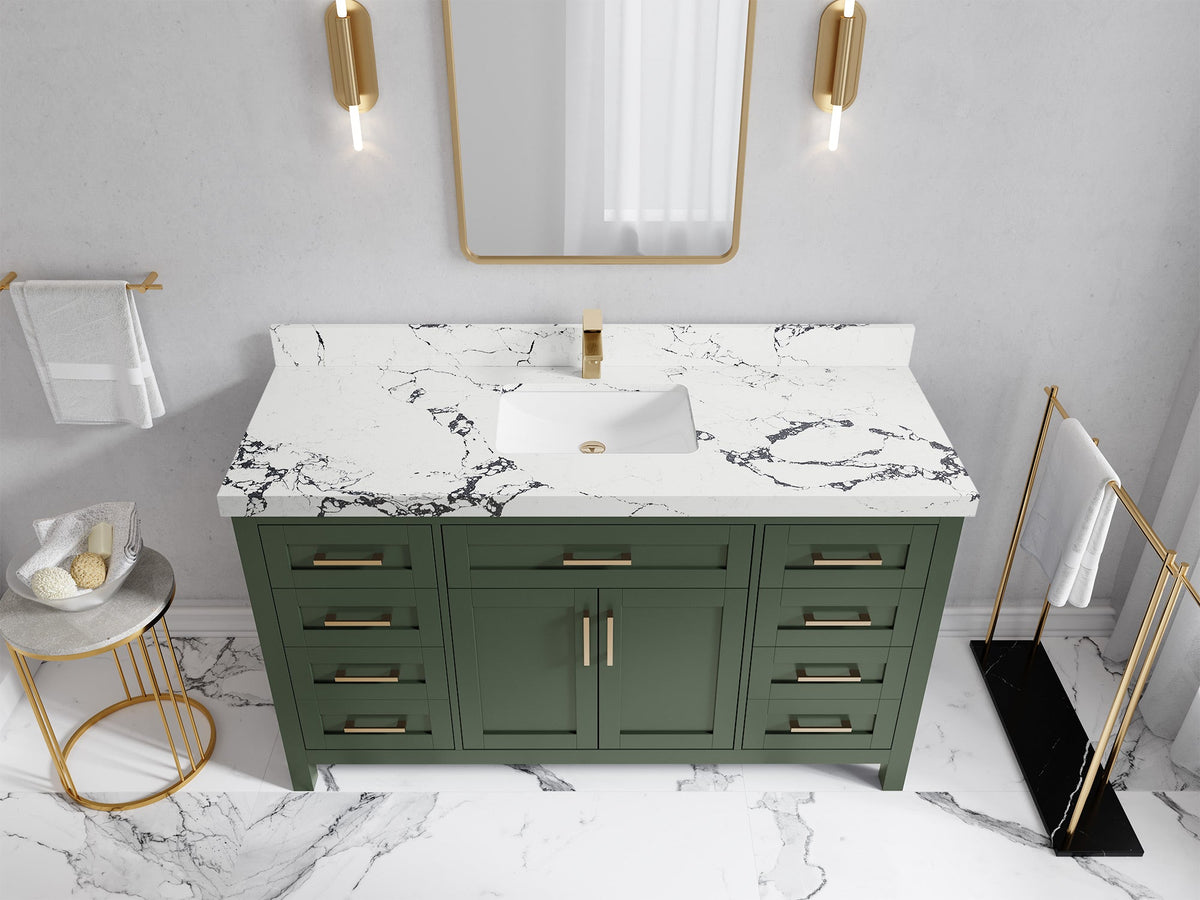 Cambridge 60 in. W x 22 in. D Single Sink Bathroom Vanity - Willow Bath and Vanity