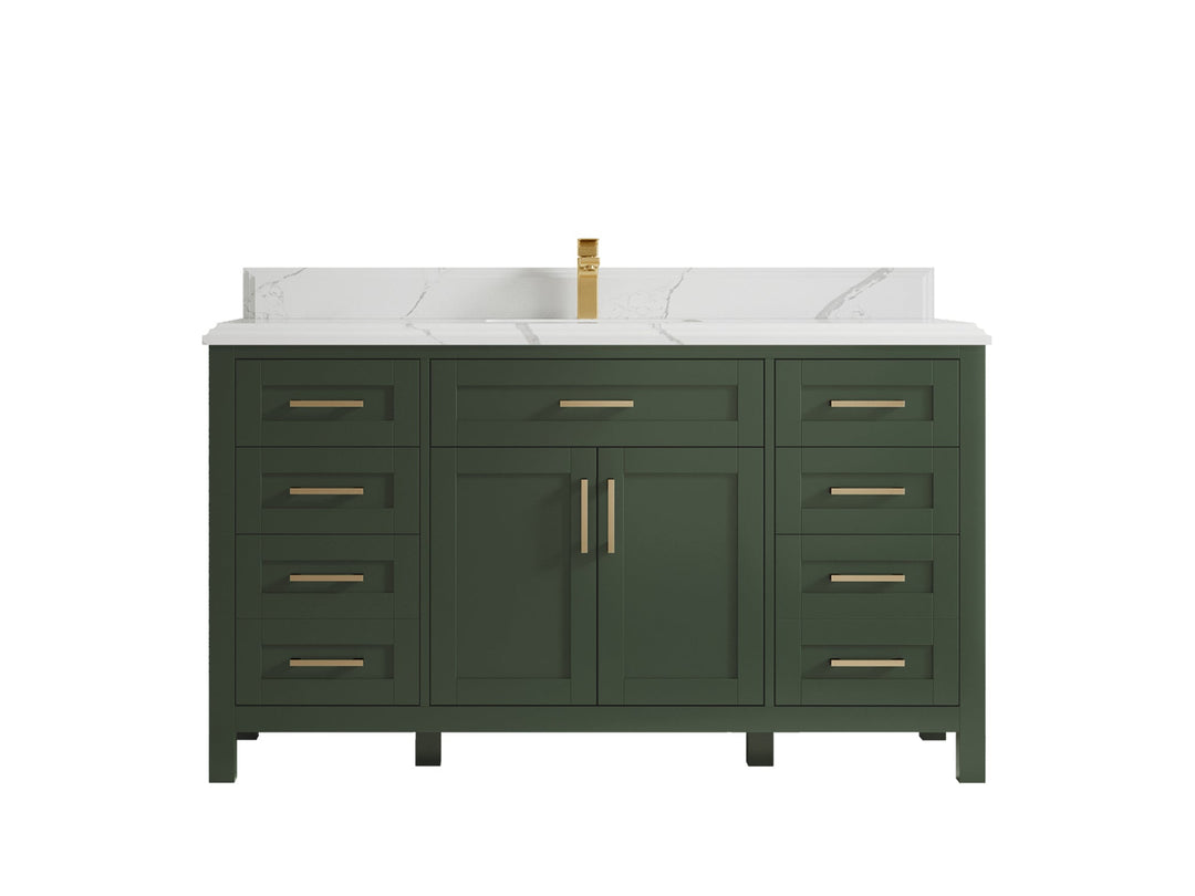 Cambridge 60 in. W x 22 in. D Single Sink Bathroom Vanity - Willow Bath and Vanity