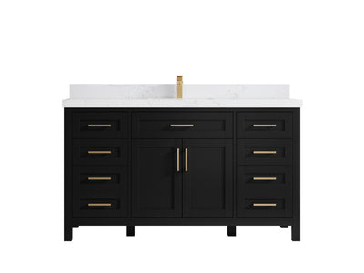 Cambridge 60 in. W x 22 in. D Single Sink Bathroom Vanity - Willow Bath and Vanity