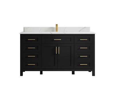 Cambridge 60 in. W x 22 in. D Single Sink Bathroom Vanity - Willow Bath and Vanity