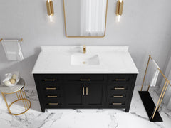 Cambridge 60 in. W x 22 in. D Single Sink Bathroom Vanity - photo 29