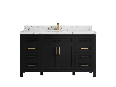 Cambridge 60 in. W x 22 in. D Single Sink Bathroom Vanity - Willow Bath and Vanity