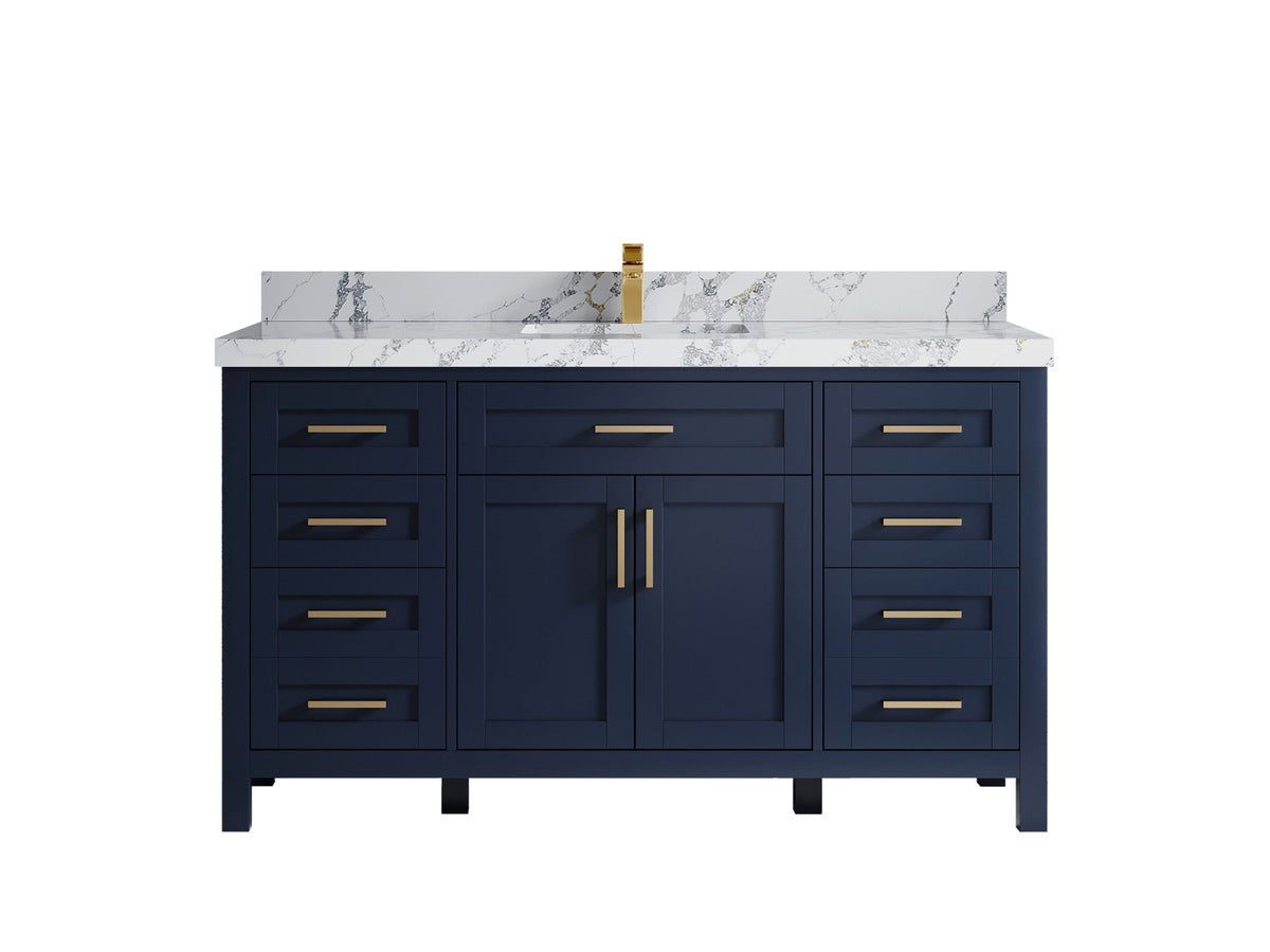 Cambridge 60 in. W x 22 in. D Single Sink Bathroom Vanity - Willow Bath and Vanity
