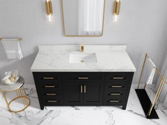 Cambridge 60 in. W x 22 in. D Single Sink Bathroom Vanity - photo 17