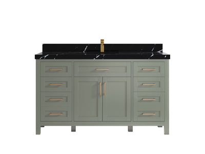 Cambridge 60 in. W x 22 in. D Single Sink Bathroom Vanity - Willow Bath and Vanity