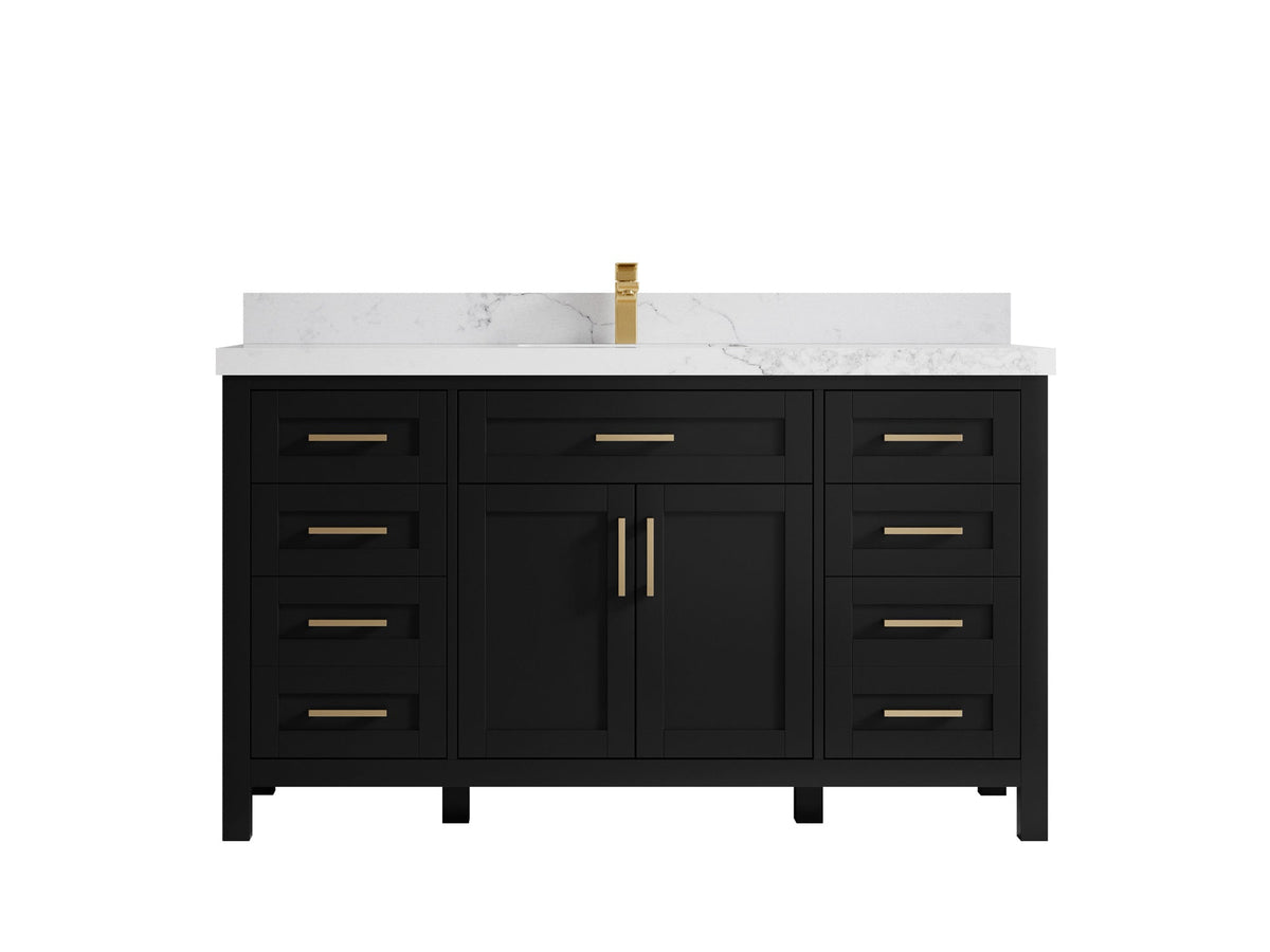 Cambridge 60 in. W x 22 in. D Single Sink Bathroom Vanity - Willow Bath and Vanity