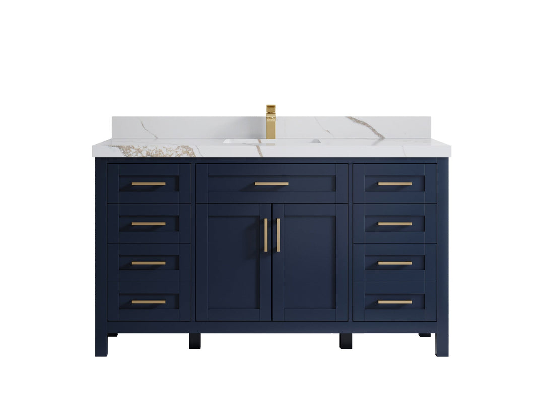 Cambridge 60 in. W x 22 in. D Single Sink Bathroom Vanity - Willow Bath and Vanity