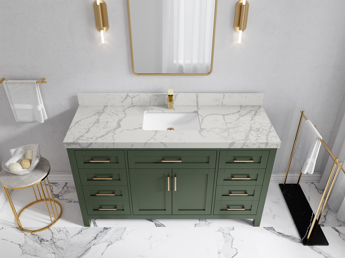 Cambridge 60 in. W x 22 in. D Single Sink Bathroom Vanity - Willow Bath and Vanity