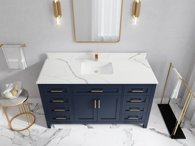 Cambridge 60 in. W x 22 in. D Single Sink Bathroom Vanity - Willow Bath and Vanity