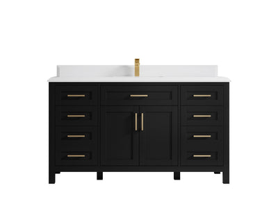 Cambridge 60 in. W x 22 in. D Single Sink Bathroom Vanity - Willow Bath and Vanity