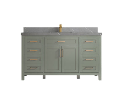 Cambridge 60 in. W x 22 in. D Single Sink Bathroom Vanity - Willow Bath and Vanity