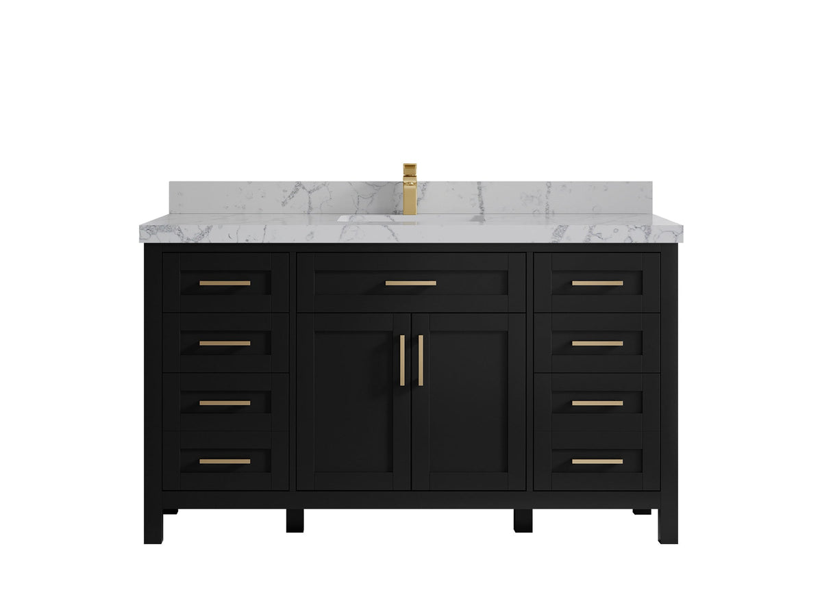 Cambridge 60 in. W x 22 in. D Single Sink Bathroom Vanity - Willow Bath and Vanity